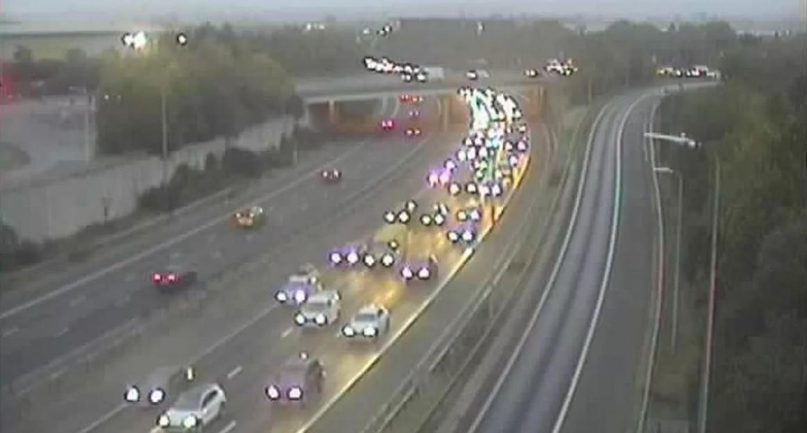 M60 Mayhem: Rush Hour Grinds to a Halt After Two Crashes Block the Road, Leaving Drivers Stuck in Delays