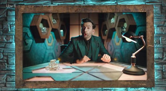 David Tennant hosting the game show Genius Game.