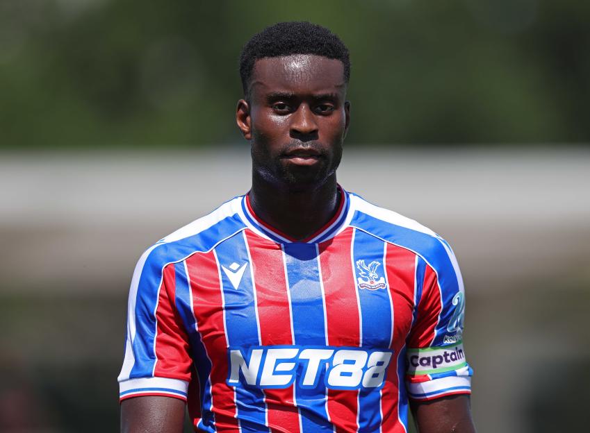 Marc Guehi of Crystal Palace in team uniform.