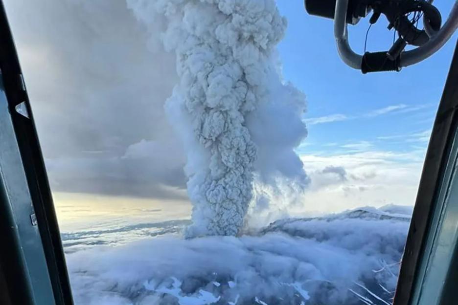 Watch moment Russian volcano explodes for FIRST TIME in 600 years sparking tsunami warning after catastrophic mega quake