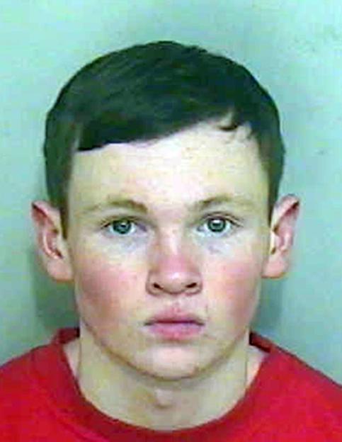 Mugshot of Lewis Daynes, convicted of murder.