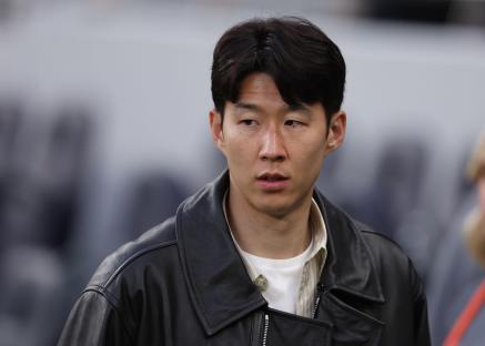 Son Heung-Min of Tottenham Hotspur at a match.