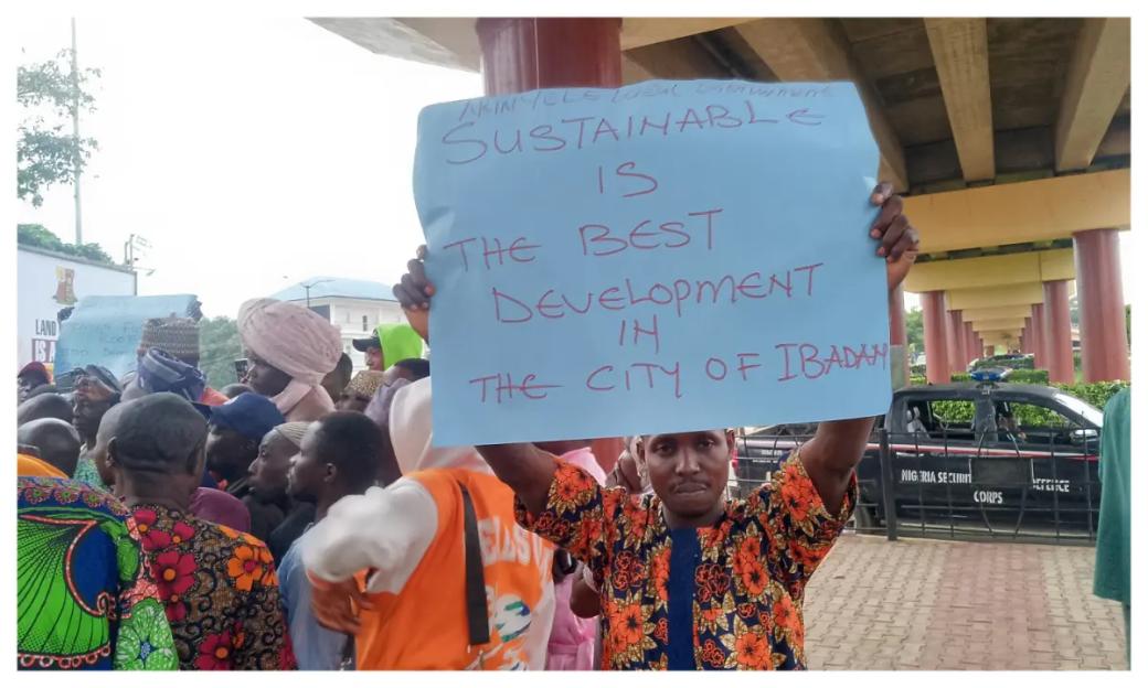 Ibadan residents kick against extension of land for Circular Road [PHOTOS]