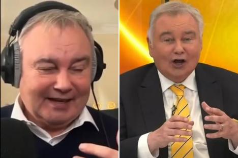 Emotional moment Eamonn Holmes fights back tears on his podcast – hours after dramatic on-screen fall