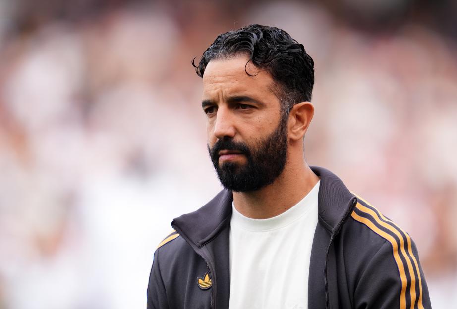 Photo of Manchester United manager Ruben Amorim.