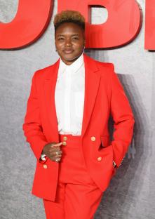 Nicola Adams at the MobLand Global Premiere.