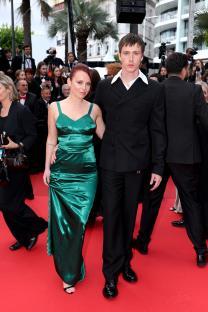 Rose Gray and Harris Dickinson at the Cannes Film Festival.