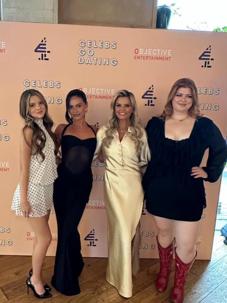 Four women at a Celebs Go Dating event.