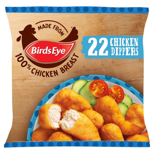 Bird's Eye 22 Chicken Dippers bag.