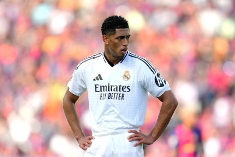 Jude Bellingham of Real Madrid during a match.