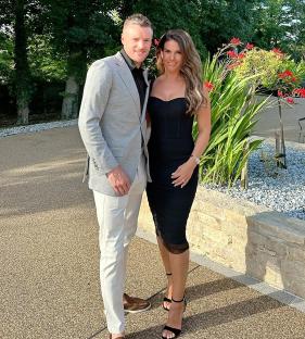 Jamie and Rebekah Vardy in a photo.
