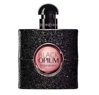 Yves Saint Laurent Black Opium perfume bottle.