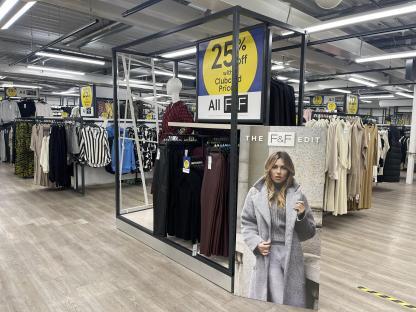 Tesco F&F clothing sale: 25% off with Clubcard.