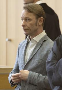 Christian Brueckner at his trial in Braunschweig, Germany.