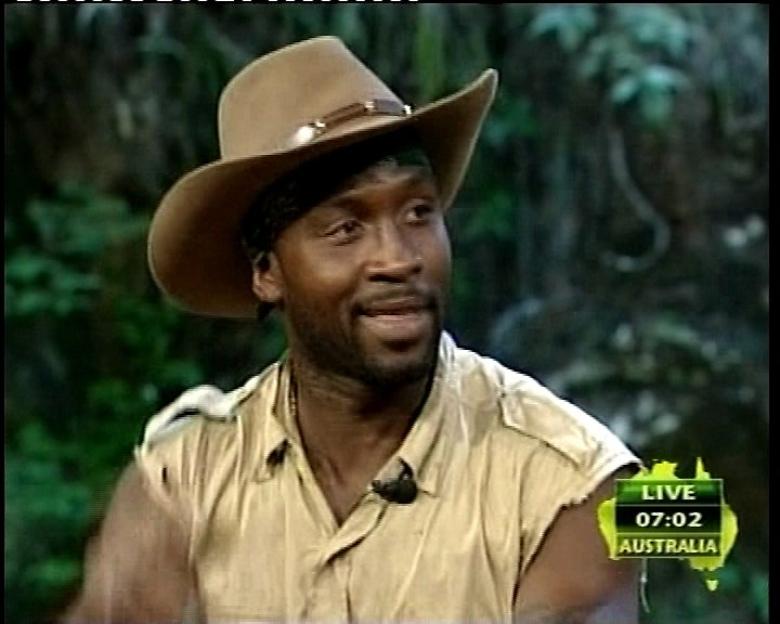 Nigel Benn on the TV programme "I'm a Celebrity...Get Me Out of Here!"