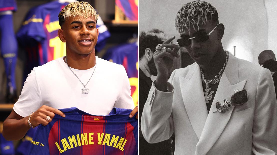 Lamine Yamal signs six-year Barcelona deal and gets iconic number as he faces probe over ‘hiring dwarfs for party’