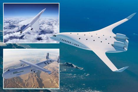 From ‘Skytanic’ to bizarre ‘blended wing’ jet – five astonishing planes of the future we could see by 2030