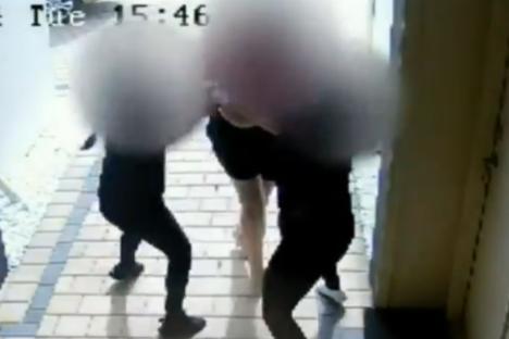 Shock moment two mums brawl & pull each other’s hair after row between their kids – before schoolboy had to break it up