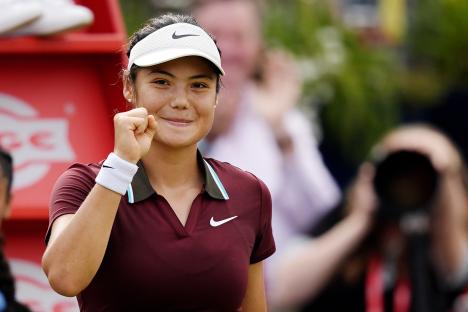 Emma Raducanu becomes British No1 for first time in two years after beating star who’s blind in one eye at Queen’s