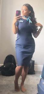 Charlotte May Lee, a former stewardess, arrested in Sri Lanka for allegedly smuggling cannabis.