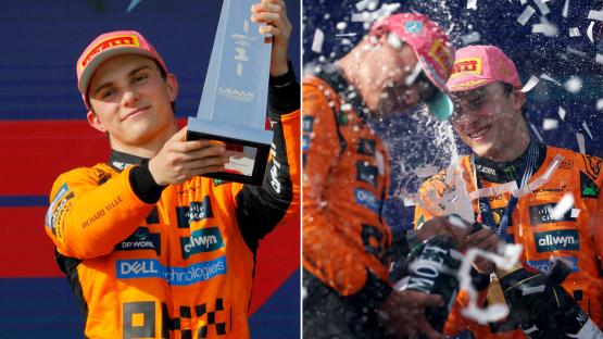 Oscar Piastri takes advantage of yet MORE Lando Norris-Max Verstappen F1 fireworks to cruise to Miami GP triumph