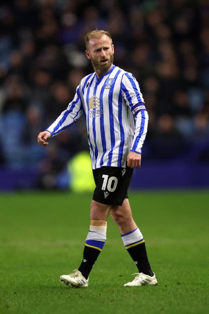 Barry Bannan of Sheffield Wednesday during a soccer match.