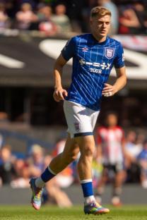 Alamy Live News. 3B9P7Y1 Liam Delap of Ipswich Town during the Premier League match between Ipswich Town and Brentford at Portman Road, Ipswich on Saturday 10th May 2025. (Photo: David Watts | MI News) This is an Alamy Live News image and may not be part of your current Alamy deal . If you are unsure, please contact our sales team to check.