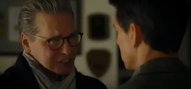 Two men arguing.