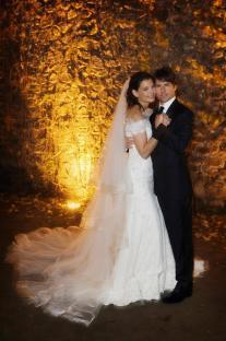 Tom Cruise and Katie Holmes on their wedding day.