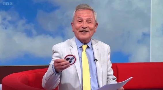 BBC presenter accidentally reads rude viewer email on air.