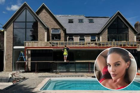 Danielle Lloyd reveals HUGE new home with massive swimming pool saying building it ‘was harder than childbirth’