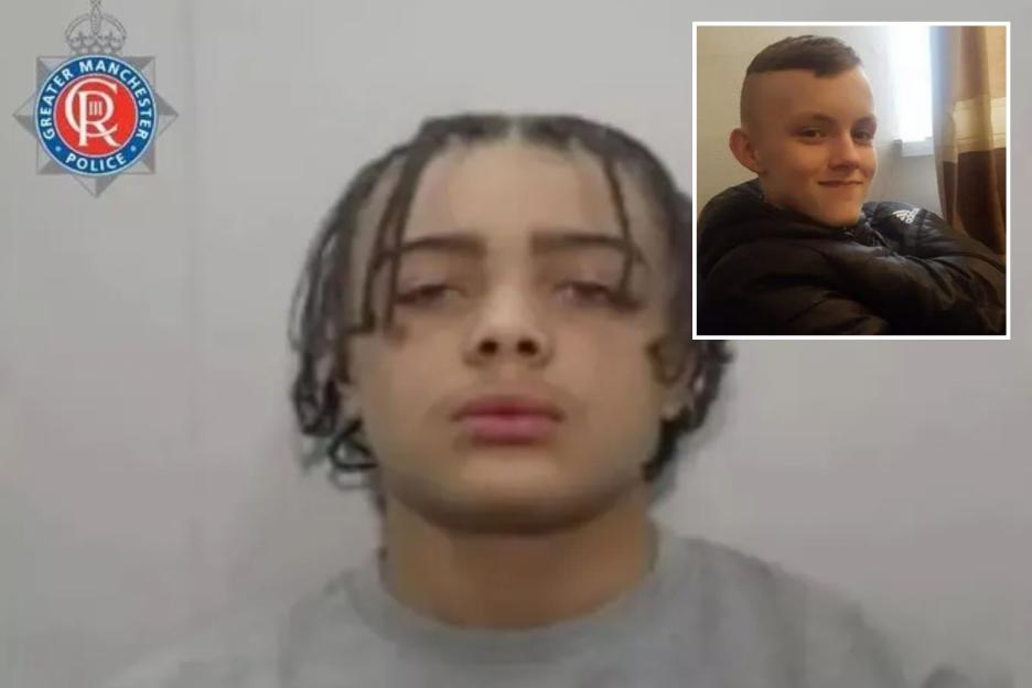 Teen who stabbed boy, 16, to death in the street is pictured for first time – after leaving family ‘destroyed’ forever