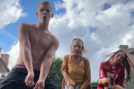 Freddy Brazier defies dad Jeff by posting TikTok dance with gran Jackiey after legal action to stop him seeing her