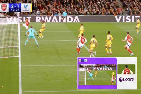 Arsenal fans come up with wildest conspiracy theory yet as American VAR official makes big call in Crystal Palace clash