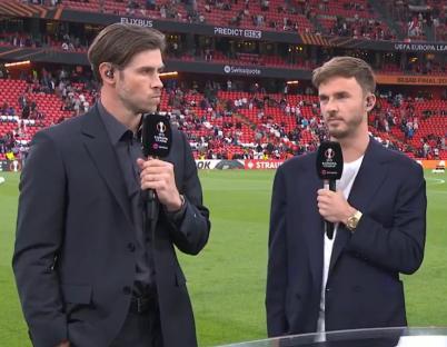 Gareth Bale and James Maddison in post-match interview.