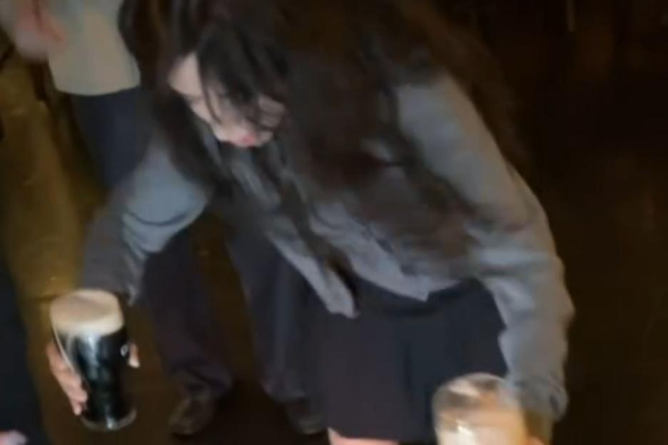 Huge pop star stuns punters as she spills pints of Guinness on Dublin pub floor – would you have spotted her?
