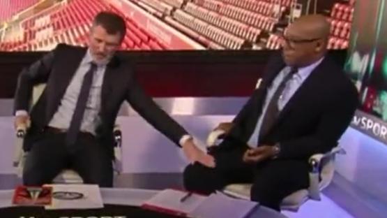 ‘Brilliant, powerful’ – Emotional Man Utd legend Roy Keane was visibly moved by Ian Wright interview