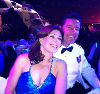Photo of Graeme Davidson and his wife Jacqueline at a formal event.