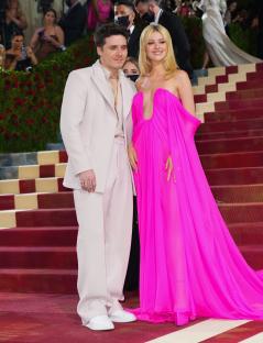 Brooklyn Beckham and Nicola Peltz at the Met Gala.
