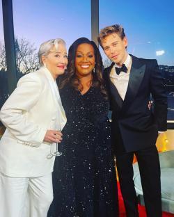 Alison Hammond with two other people.