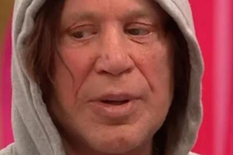 Watch the moment Mickey Rourke is forced to apologise to JoJo Siwa after vile homophobic slur and formal warning