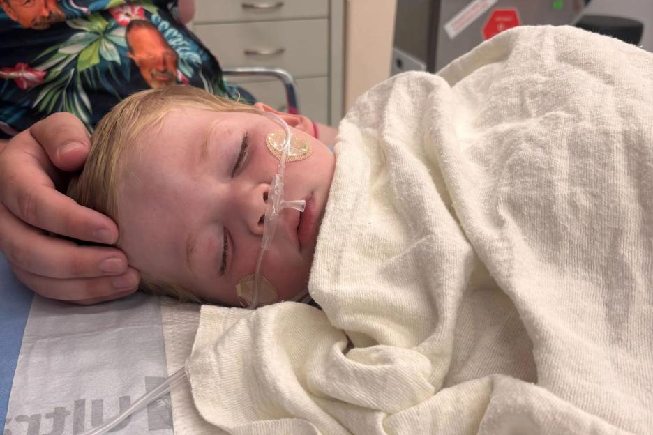 I had to drag my son’s blue lifeless body from a swimming pool after grave holiday error