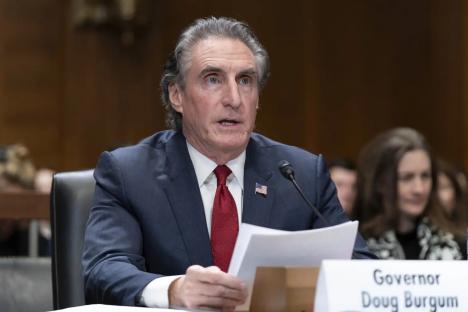 US Interior Secretary Burgum announces first oil leases in Gulf of America