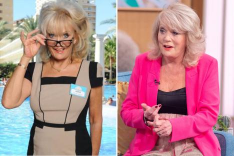 Sherrie Hewson then and now.