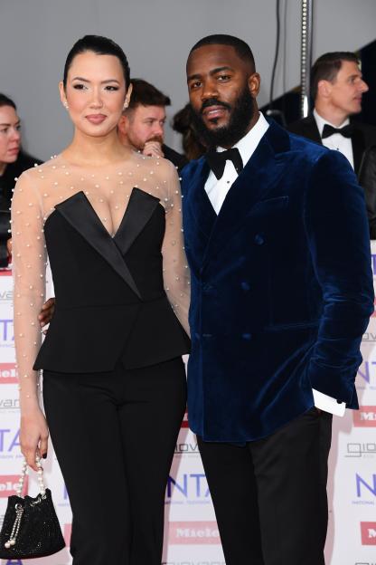 Taia Tulher and Mo Gilligan at the NTA's 2025.