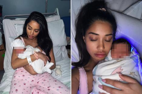 Geordie Shore star gives birth as she shares first pic of new arrival and reveals cute name