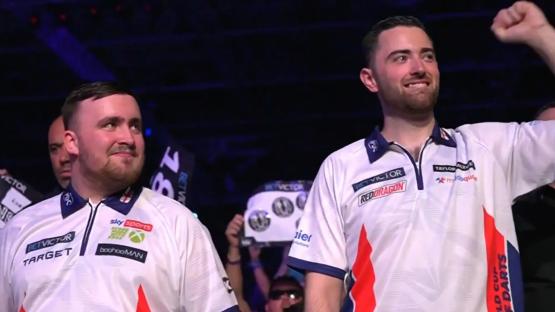 Luke Littler and Luke Humphries THRASHED by Germany as they’re dumped out of World Cup of Darts on day they got MBEs