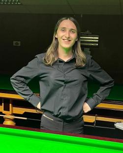 Snooker player Jamie Hunter.