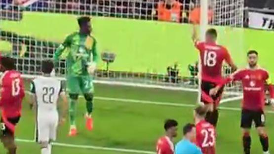 New footage emerges of two Man Utd stars in heated row in middle of Europa League final defeat