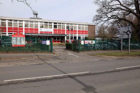 Winston Churchill School in Woking, Surrey.
